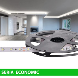 Taśma Led 12V 35W 300led biała zimna mocna rolka 5m