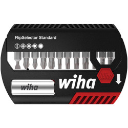 Wiha 39078 FlipSelector Bit Set, 13 Piece