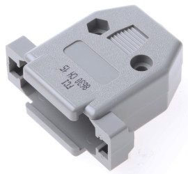 Osłona tylna D-Sub 15 -pinowe Termoplastyczny Proste Amphenol Communications Solutions A