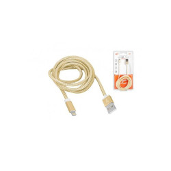 Kabel USB-Apple iPhone/8p 2m zł. złoty ipad