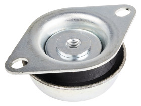 Podstawka antywibracyjna M12 średnica 130mm wysokość całkowita 44mm wysokość stopki 3mm