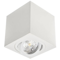 Oprawa kwadrat CUBE Gu10 biała sufitowa natynkowa