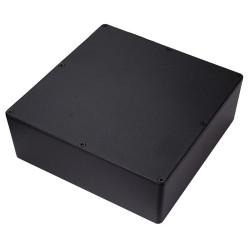 1590FBK Hammond Black Die Cast Enclosure 188 x 188 x 67mm