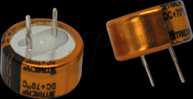 DCS5R5474CF Supercapacitor Coin Type, 0,47F, 5,5V, 1000 h