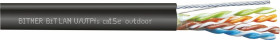 Kabel teleinformatyczny BiTLAN U/UTPfs kat.5e zewnętrzny 200MHz samonośny 4x2x0,5 TI0014 /bębnowy/