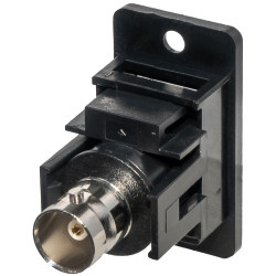 TUK Ltd KBNC1275Bpm BNC Ultra HD 75&#x3A9; 12Ghz Low Profile Panel Mount Coupler