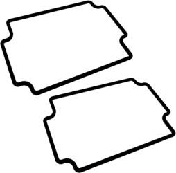 Seal, silicone, (L) 98 mm, black, for series 1550Z, 1550Z103GASKET