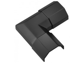 Kabelkanal Eckstück 33 mm schwarz