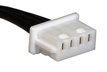 Kabel przewód-płytka, PicoBlade, 125 V, 1 A, raster: 1.25mm, 600mm, Cyna, Czarny