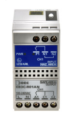 1-kan., maks. 250 V AC, maks. 14.2mA, -20 → +60°C, Idec, EB3C