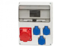 Rozdzielnica LAGO 11M - gniazda 16A 5p, 3x230V /11 modułów/