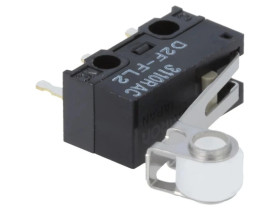 Mikroprzełącznik SNAP ACTION z dźwignią symulującą rolkę D2FFL2