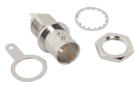 Złącze koncentryczne Montaż na panelu Żeński 75Ω typ złącza Złącze BNC 4GHz Lutowane