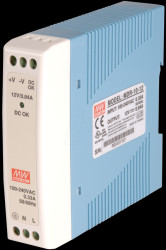 MDR-10-24 Switching power supply, DIN mounting, 10 W / 24 V / 0.42 A