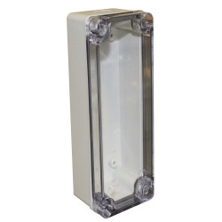 CamdenBoss CHDX6-227C X6 Series Polycarb Transparent Lid 250x80x70 IP66/67