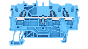 Złączka Szynowa 3-Przewodowa 2,5Mm2 Niebieska 2002-1304 Topjobs