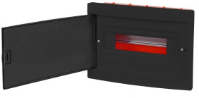 Rozdzielnica modułowa podtynkowa 1x12 IP40 czarna CZRM-PT-12M