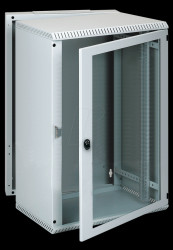691615VGR.50 48.3 cm (19"), wall-mounted housing, 15 rack units, SG
