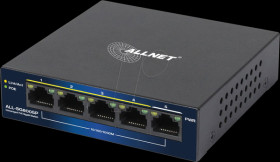 ALL-SG8005P Switch, 5-Port, Gigabit Ethernet, PoE
