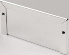 Aluminum enclosure, (L x W x H) 102 x 102 x 51 mm, natural, IP32, 1411JU