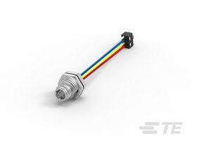 Złącze okrągłe ze złączem Złącze M12 liczba rdzeni 4 Rodzaj A Męskie