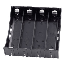 Koszyk na akumulatory 4x 18650 THT