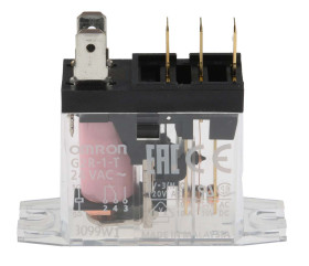 Przekaźnik mocy 24V ac SPDT Omron 900mW Montaż na panelu 260Ω Szybkie łączenie