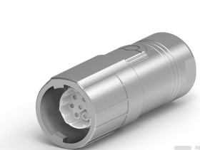 Złącze wielostykowe przemysłowe 12-pinowe M15, panelowe Wtyczka TE Connectivity