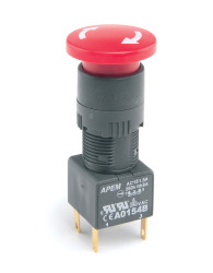 Nasadka przełącznika Zatrzaskowy DPDT średnica wycięcia 24mm, montaż panelowy APEM