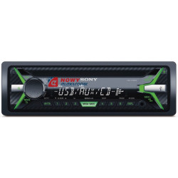 Radio samoch.SONY CDX-G1102U GREEN CD+USB model 2015