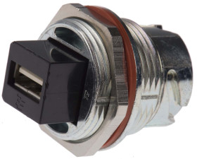 Złącze USB B Montaż na panelu Żeński 2.0 ,1-portowe