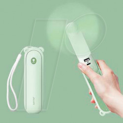 F8X-GREEN JISULIFE F8X 3-in-1 mini fan, green