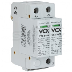 Ogranicznik przepięć SPD DC 1000V C PV30 (Typ 2) 2P 20kA/40kA fotowoltaiczny VCX