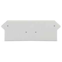 WAGO 280-364 2.5mm End and Intermediate Plate Light grey