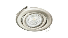 Oprawa Beta Okrągła Ruchoma Bs Chrom Mat Blacha Stalowa