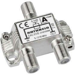 Kathrein 21610089 Cable Tv Splitter 2-Way 5-1218 Mhz Audio Video Adapter