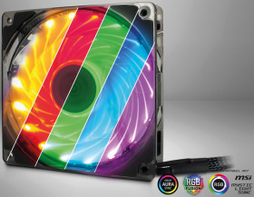 88885454 Inter-Tech enclosure fan L-12025 AURA RGB, 120 mm