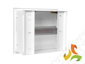 Rozdzielnica podtynkowa 12 modułowa 1x12M drzwi metal zamek IP30 RP-12-PZ KARWASZ