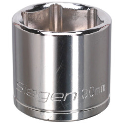 Siegen S0664 Walldrive Socket 30mm 1/2&quot;sq Drive