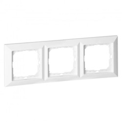 Ramka potrójna Pearl, Ra-3P, biały
