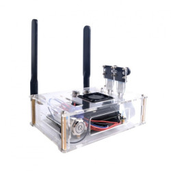 Obudowa do Jetson Nano B01 - z wentylatorem, uchwytami i przyciskami - akrylowa - przeźroczysta - Seeedstudio 114992370