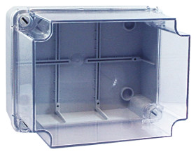 Obudowa ABS szerokość zew. 135 mm długość zew. 240 mm wys. zew. 320 mm RS PRO IP55 Szary