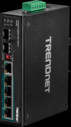 TI-PG62 Switch, 6-port, Gigabit Ethernet, DIN Rail, PoE