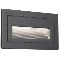 Paulmann 94383 Wall Light Built-in LED Black 3000K 103x58mm IP44 Rust-free