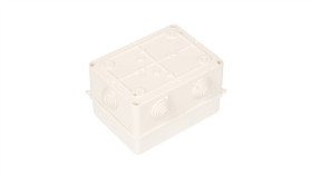 Puszka Hermetyczna N/T Pk-6 158X118x95mm Z Zaciskiem 4X16mm2 Ip55 Biała 0228-00