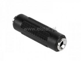 Jack 3,5mm GN-GN; łącznik; złącze do połączenia