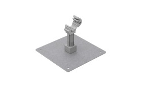 Uchwyt dachowy z płytką MAX z plastikiem L-70mm fi 6-8mm 16.1/P OG /91600302/