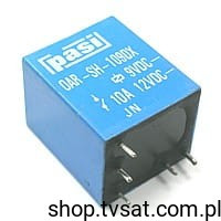 OAR-SH-109DX Relay 9VDC 10A THT PASI USED