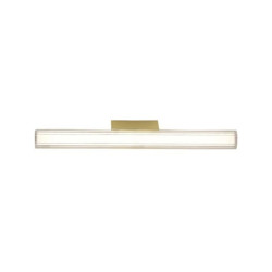 Kinkiet Linea 45cm z modułem LED szklany klosz złote elementy do salonu LP-0510/1W-45 GD Light Prestige