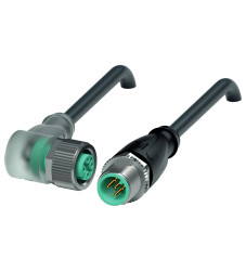 Pepperl+Fuchs 278775 Złącze konfekcjonowane czujnika/aktuatora V15-W-E8W-BK3M-PUR-A-V15-G, piny: 5, 5, 3 m, 1 szt.